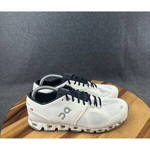 On Cloud X Womens Size 10.5 US White Black Athletic Running Shoes Sneakers